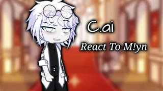 Some C.ai Characters react to M!Y/N | OG | GL2 | GRINGE|  Character.ai | Gacha reaction |SHORT|