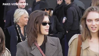 VIDEO Kaia GERBER during and after show @ Paris fashion show 28 february 2019 show Chloé