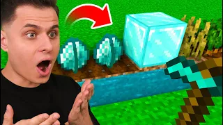 Minecraft, ale Możesz Sadzić DIAMENTY! ( Magiczne NASIONA! )