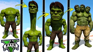 ATUALIZEI o HULK SEM CABEÇA até o HULK de 3 CABEÇAS no GTA 5 !