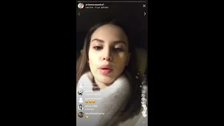 Саша Артемова с Кузиным в прямом эфире Instagram 22-02-2018