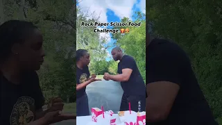 Rock Paper Scissor Food Challenge