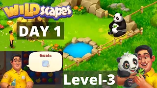 Wildscapes Level 3 Movie - Day 1 Gameplay Walkthrough