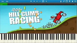 HILL CLIMB RACING IN SYNTHESIA!