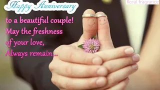 wedding anniversary wishes to lovely couple || Wedding anniversary whatsapp status