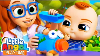 Arts And Crafts At Daycare with Baby John | Fun Sing Along Songs by Little Angel Playtime