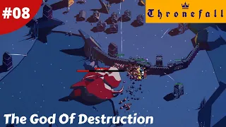 Frostsee Using Spear God Of Destruction & Falcon Mutator  - Thronefall - #08 - Gameplay