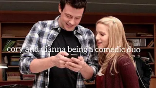 cory monteith and dianna agron being a comedic duo for 2 minutes straight