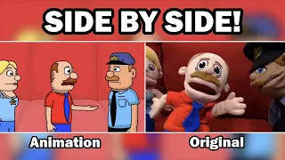 SML Movie: Jeffy The Sketch Artist! Animation Vs Original (SIDE BY SIDE)