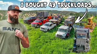 I Bought 49 Truckloads of Stuff at Massive Garage Sale 😅