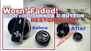 SWITCH KNOB & BUTTON RESTORATION | Save Them Before its too late