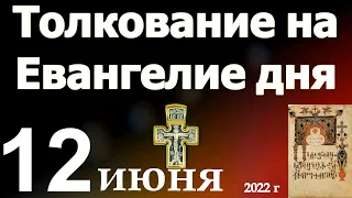 Толкование на Евангелие дня  12 июня 2022 года