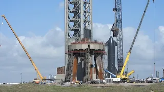 Cover lifted to OLP, SpaceX Starbase, Boca Chica, TX, June 24, 2023