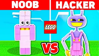 NOOB vs PRO LEGO Jax Building Challenge!