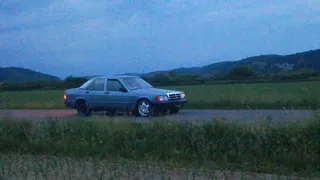 om605 turbo mercedes burnout 190D