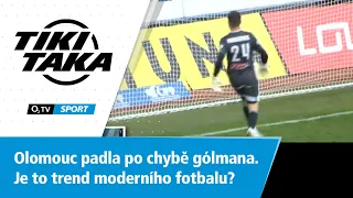 TIKI-TAKA: Olomouc padla po chybě gólmana. Je to trend moderního fotbalu?