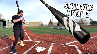 Hitting with the 2022 STRINGKING METAL 2 | BBCOR Baseball Bat Review