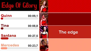 Glee - Edge of Glory | Line Distribution + Lyrics