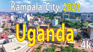Kampala City , Uganda 4K By Drone 2023