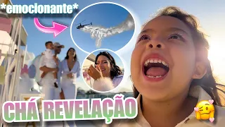 CHÁ REVELAÇÃO DA TITIA JAQUE SOBRINHO NO HELICÓPTERO * Jade ou Dom ?!?! * 🥹 @JaquelineSobrinho