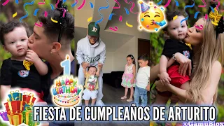 FIESTA DE CUMPLEAÑOS DE CESAR ARTURO NIEBLAS DURÁN 🥳| (Familia Jukilop Felices Con Arturito)🥰