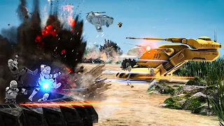 EPIC KASHYYYK LANDING! Star Wars: Galaxy at War Custom Mod Battle