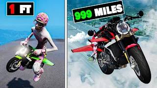 Upgrading Smallest to BIGGEST Flying Bike in GTA 5