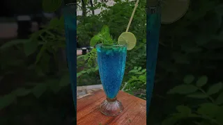 Blue Mojito Drink | මින්ට් මොජිටෝ 🩵 #recipe #mojito #viral #fyp #trending #subscribe #shorts