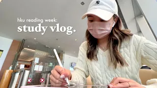 hku vlog | a not so productive week📝