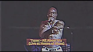 2Pac - All About U 1996 (Live at House of Blues) 4K