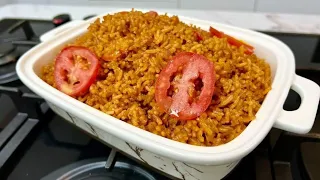 PERFECT PARTY JOLLOF RICE. HOW TO COOK AUTHENTIC NIGERIAN JOLLOF RICE.