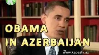 Obama's interview, Ganja, Azerbaijan