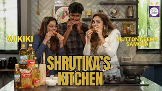 Anchor Kiki in Shrutika's Kitchen | Mutton Keema Samosa | 🥄 Mediamasons Kitchen 🍴