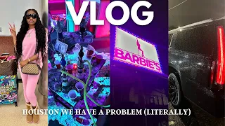 VLOG: HOUSTON WE HAVE A PROBLEM (LITERALLY) | CRAZIEST TRIP I HAVE EVER BEEN ON I NEED A REDO 😳