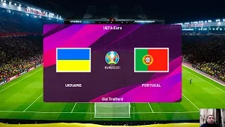 PES 2020 | UKRAINE vs PORTUGAL | EURO 2020 qualifiers | Gameplay PC