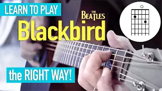 How to Play "Blackbird"  (The Beatles) -- Guitar Tutorial