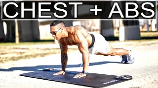 5 MINUTE CHEST AND ABS WORKOUT (NO BREAKS)