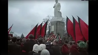 "Прощание со Сталиным" как люди прощались во Львове