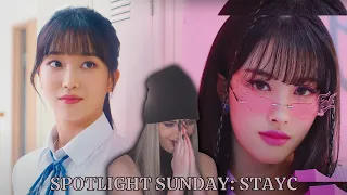 Spotlight Sunday: STAYC (스테이씨) - 'So Bad' l 'ASAP' l 'Stereotype' l 'Bubble' MV ll First Reaction!!