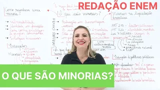 REDAÇÃO ENEM - O que são minorias? | Professora Carla Kurz