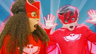 PJ Masks in Real Life | Who Is The Real Owlette? | Animal Power | PJ Masks Official