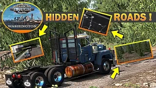 SECRET HIDDEN ROADS IN WASHINGTON! | American Truck Simulator 1.35