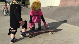 Little Wyatt Skateboarding 1