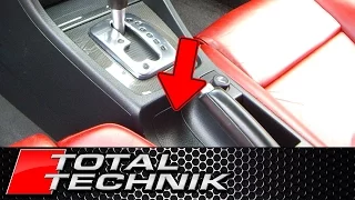 How to Remove Centre Console Handbrake Insert - Audi A4 S4 RS4 - B6 B7 - 2001-2008 - TOTAL TECHNIK