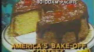 America's Bake-Off Contest & Tattletales promos, 1984