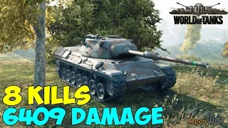 World of Tanks | Leopard 1 | 8 KILLS | 6409 Damage - Replay Gameplay 1080p 60 fps