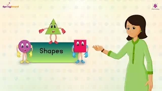 Shapes Rhyme | Circle, Square and Triangle Shape Song For Kids | Periwinkle