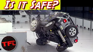 Is the New Jeep Wrangler Safe? We Investigate After It Tips Over in Overdue Crash Testing!