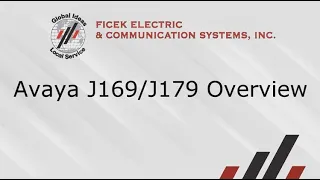 Avaya J169 and J179 Overview