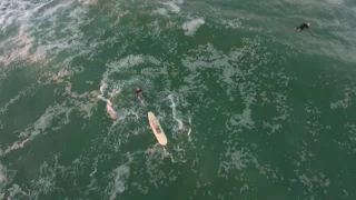 Big Bay Surfing Cape Town 4k Drone 2017